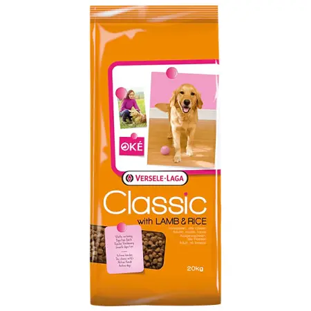 Versele-Laga Classic Dog Lamb&Rice ВЕРСЕЛЕ-ЛАГА КЛАСІК ЯГНЯ РИС сухий преміум корм для собак , 20 кг