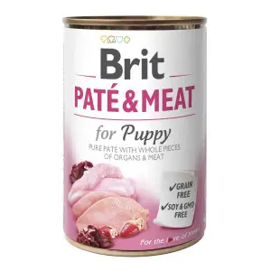 Вологий корм Brit Care Pate & Meat для цуценят, з куркою та індичкою, 400 г