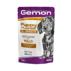 Вологий корм для цуценят Gemon Dog Wet Puppy & Junior курка 100 г