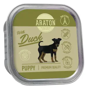 Вологий корм для цуценят з качкою Araton Puppy with Duck, 150 г