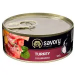 Вологий корм Savory для дорослих собак усіх порід, з індичкою, 100 г