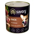 Вологий корм Savory для дорослих собак усіх порід, з качкою, 800 г