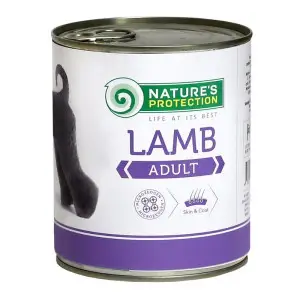 Вологий корм для дорослих собак всіх порід з ягнятиною Nature's Protection Adult Lamb 400г
