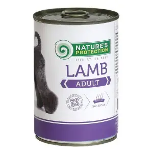 Вологий корм для дорослих собак всіх порід з ягнятиною Nature's Protection Adult Lamb 800г