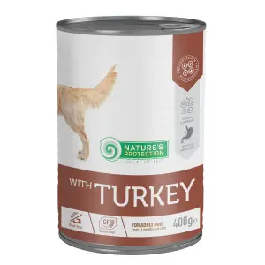 Вологий корм для дорослих собак з індичкою Nature's Protection Nature’s Protection with Turkey 400 г