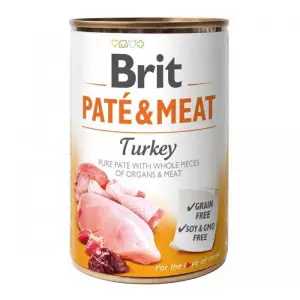 Вологий корм Brit Care Pate & Meat для собак, з індичкою, 400 г