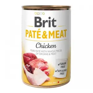 Вологий корм Brit Care Pate & Meat для собак, з куркою, 400 г