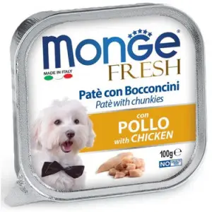 Вологий корм для собак Monge Dog Fresh зі свіжою куркою 100 г