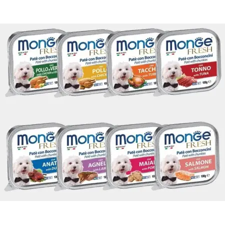 Вологий корм для собак Monge Dog Fresh зі свіжою індичкою, 100 г