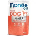 Вологий корм для собак Monge Dog Grill із лососем, 100 г