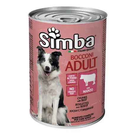 Вологий корм для собак Monge Simba Dog Wet з яловичиною 415 г