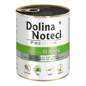 Вологий корм Dolina Noteci Premium для собак з дичиною, 800 гр