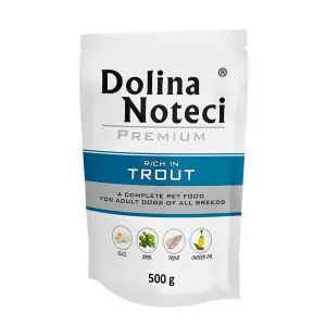Вологий корм Dolina Noteci Premium для собак з фореллю, 500 гр