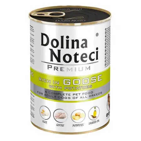 Вологий корм Dolina Noteci Premium для собак з гускою та картоплею, 400 гр