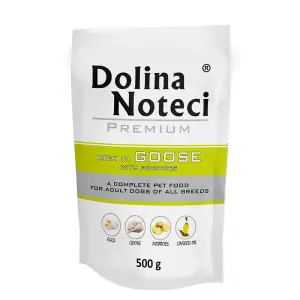 Вологий корм Dolina Noteci Premium для собак з гускою та картоплею, 500 гр