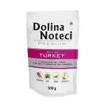 Вологий корм Dolina Noteci Premium для собак з індичкою, 500 гр