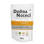 Вологий корм Dolina Noteci Premium для собак з качкою та гарбузом, 500 гр