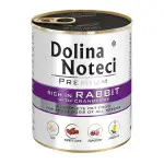 Вологий корм Dolina Noteci Premium для собак з кроликом та журавлиною, 800 гр