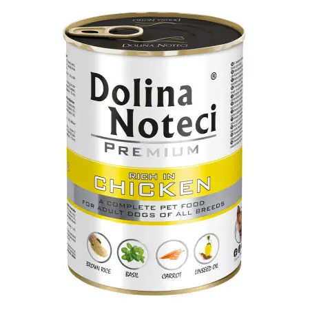 Вологий корм Dolina Noteci Premium для собак з куркою, 400 гр