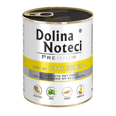 Вологий корм Dolina Noteci Premium для собак з куркою, 800 гр