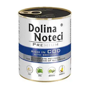 Влажный корм Dolina Noteci Premium для собак с треской и брокколи, 800 гр