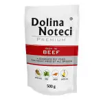 Вологий корм Dolina Noteci Premium для собак з яловичиною, 500 гр