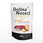 Вологий корм Dolina Noteci Premium Pure для собак алергіків з гускою та яблуком, 500 гр