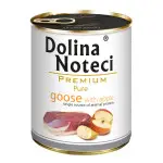 Вологий корм Dolina Noteci Premium Pure для собак алергіків з гускою та яблуком, 800 гр