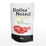 Вологий корм Dolina Noteci Premium Pure для собак алергіків з ягням,500 гр