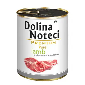 Вологий корм Dolina Noteci Premium Pure для собак алергіків з ягням,800 гр