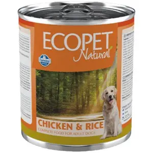 Вологий корм Фарміна Farmina Ecopet Dog Chicken & Rice для собак з куркою, 300 г