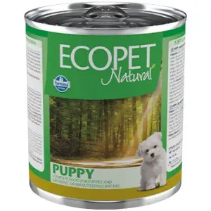 Вологий корм Фарміна Farmina Ecopet Natural Puppy для цуценят з куркою, 300 г