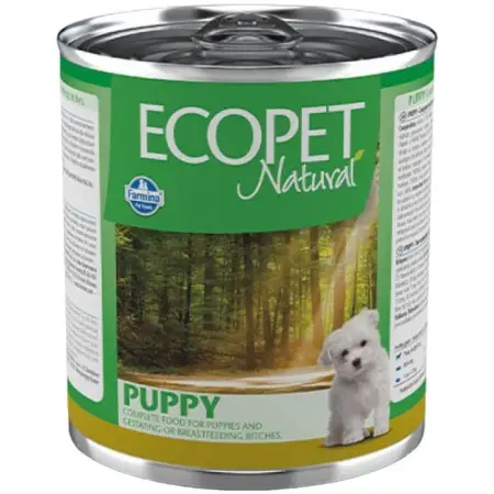 Вологий корм Фарміна Farmina Ecopet Natural Puppy для цуценят з куркою, 300 г
