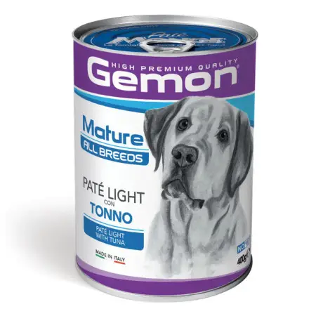 Вологий корм Gemon Dog Wet Adult паштет з тунцем 400 г