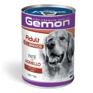 Вологий корм Gemon Dog Wet Adult паштет з ягням 400 г