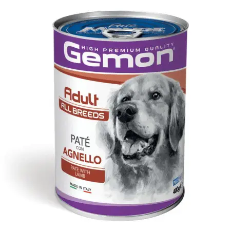Вологий корм Gemon Dog Wet Adult паштет з ягням 400 г