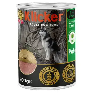 Вологий корм Klicker паштет для дорослих собак з ЯГНЯМ конс 400г.