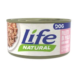 Вологий корм LifeDog Chicken Fillets With Beef для дорослих собак, філе яловичини та курки, 90 г