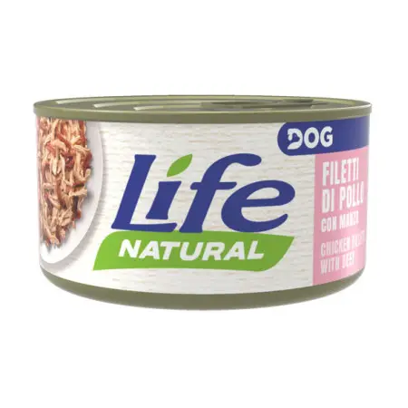 Вологий корм LifeDog Chicken Fillets With Beef для дорослих собак, філе яловичини та курки, 90 г