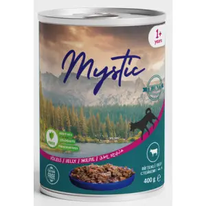 Вологий корм Mystic для собак шматочки Яловичина в желе 400г
