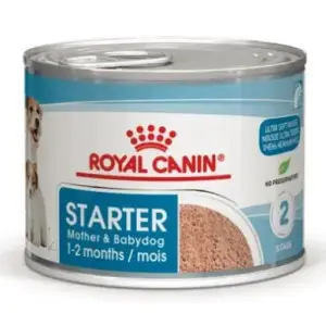 Вологий корм Royal Canin Starter Мother&Вabydog Мousse для вагітних собак і цуценят, м'ясо зі злаками, 195 г