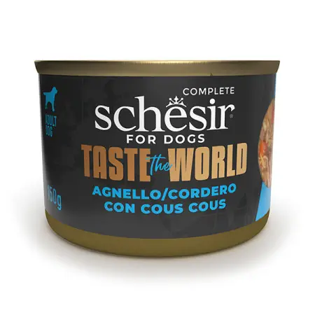 Вологий корм Schesir Taste the World Lamb With Cous Cous Ягня з Кускусом в бульйоні для собак 150г