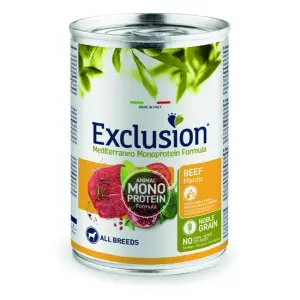 Вологий монопроїновий корм Exclusion Adult Beef All Breed паштет з яловичиною 400 г