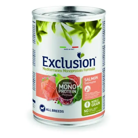 Вологий монопроїновий корм Exclusion Adult Salmon All Breed паштет з лососем 400 г