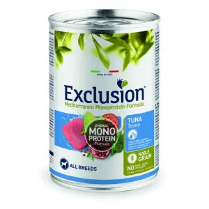 Вологий монопроїновий корм Exclusion Adult Tuna All Breed паштет з тунцем 400 г
