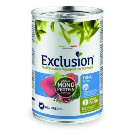 Вологий монопроїновий корм Exclusion Adult Tuna All Breed паштет з тунцем 400 г