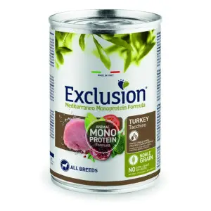 Вологий монопроїновий корм Exclusion Adult Turkey All Breed паштет з індичкою 400 г