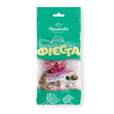 Десерт для гризунів Природа Фієста Шарики, 3 шт., 70 г (PR740759)