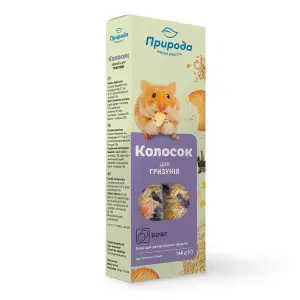 Колосок для гризунів Природа Бісквіт, 140 г (PR740019)
