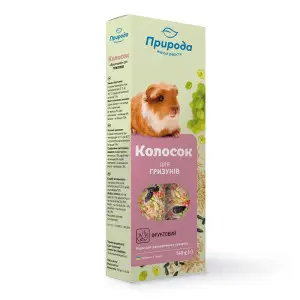 Колосок для грызунов Природа Фруктовая, 140 г (PR740057)
